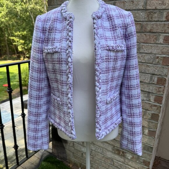 Theory Women's Braided Texture Blazer Sz 6 - Picture 1 of 10